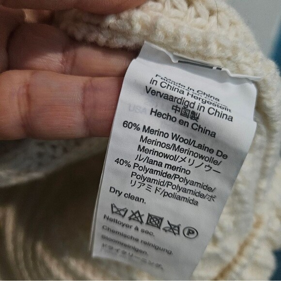 J. Crew Pocket Front Turtleneck Sweater in Ivory Size - Picture 8 of 9